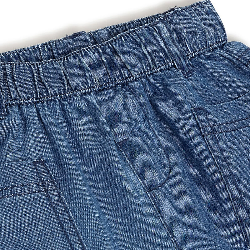 Boys Medium Blue Typography Jeans image number 2